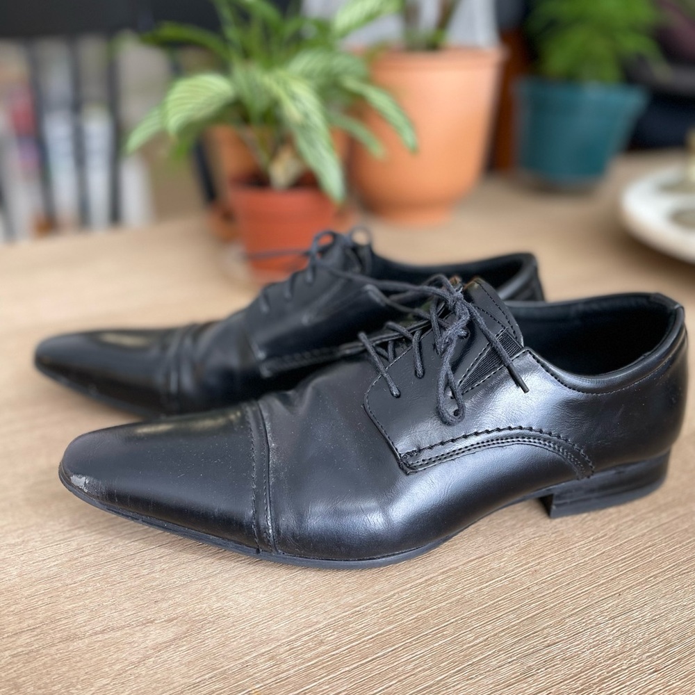 Aldo Black Dress Shoes (10.5)